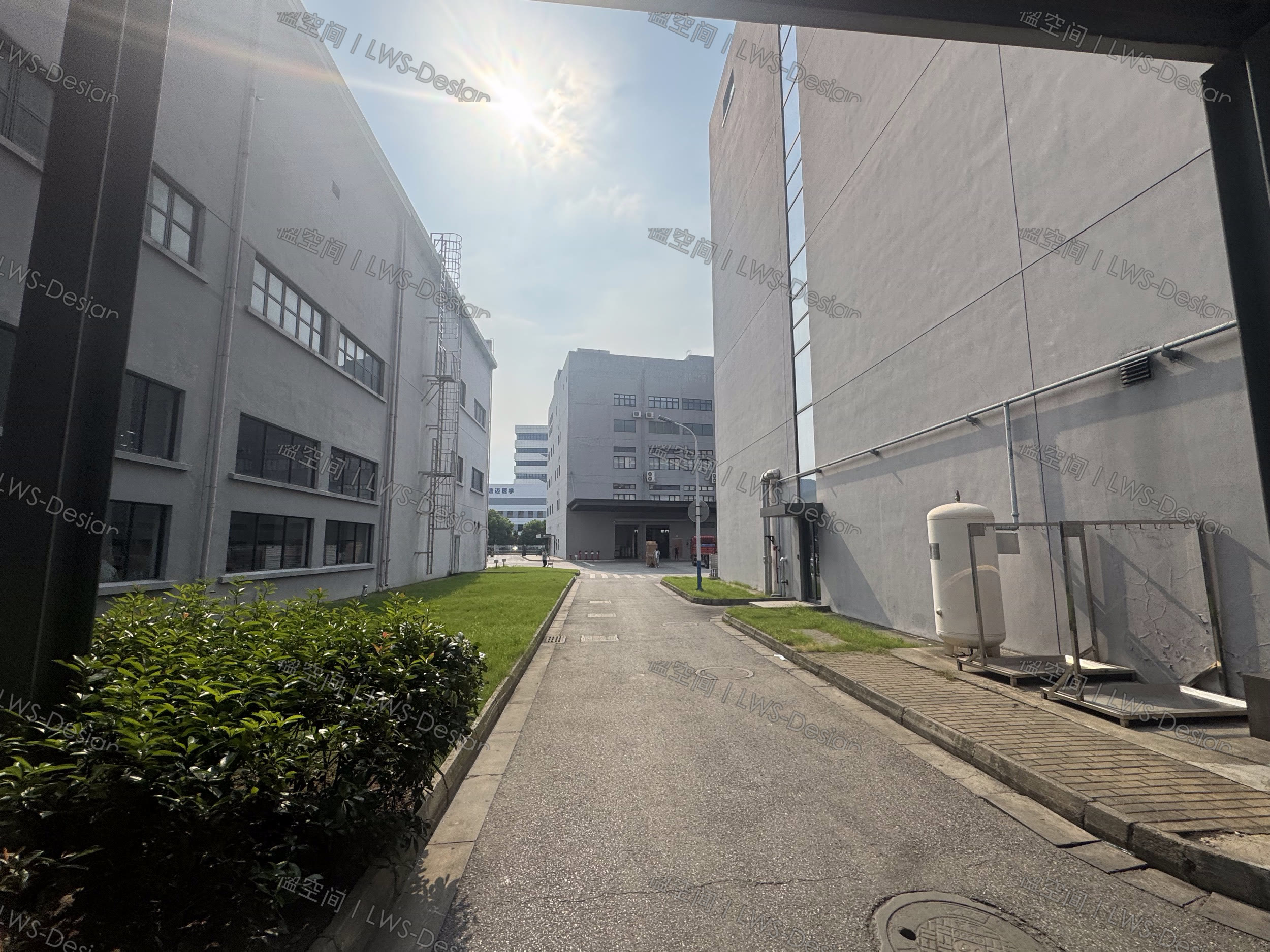 KFM金德精密厂区道路与景观现场